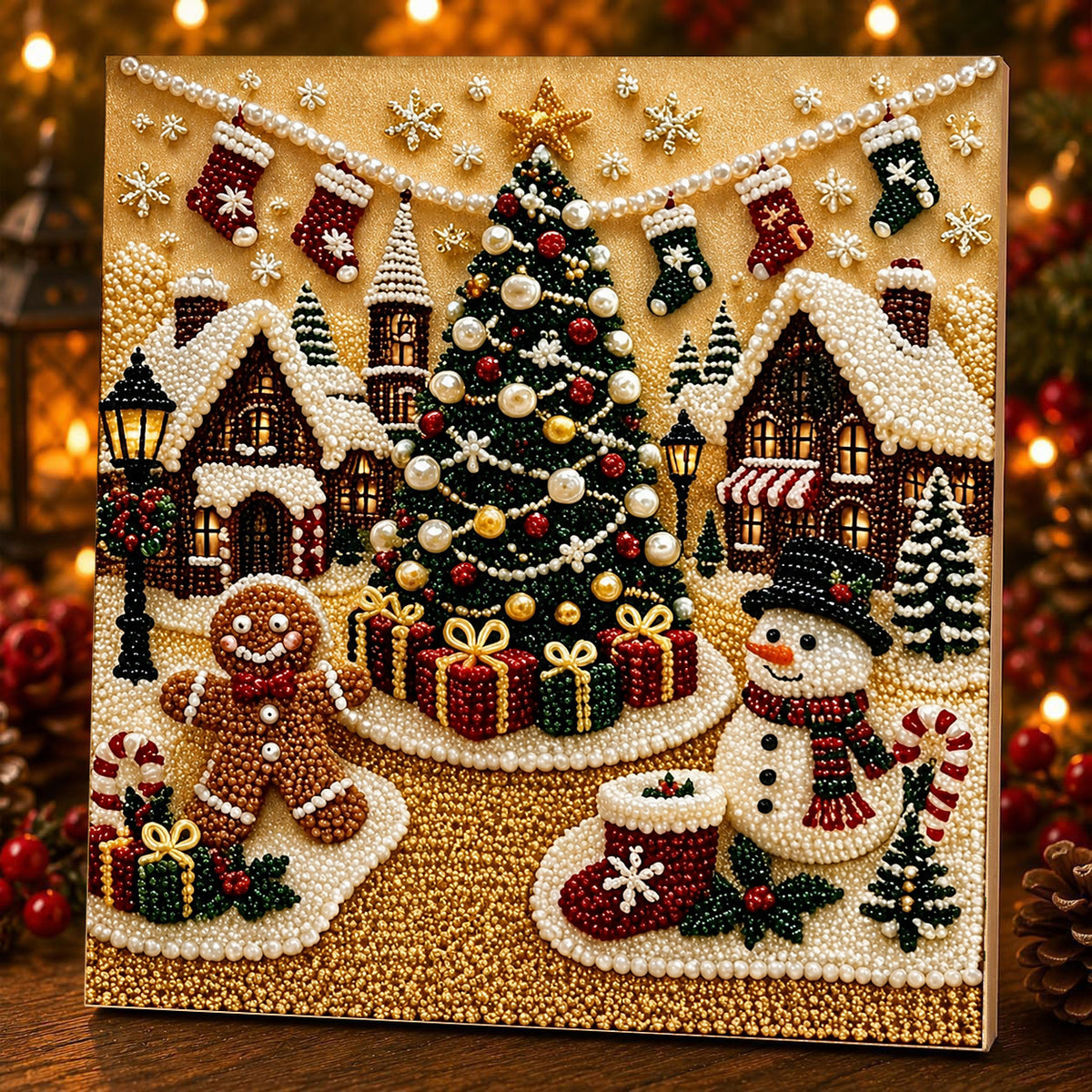 ⏳Time-Limited Special⏰DIY Christmas Pearl Art Kit Beginner Friendly Craft