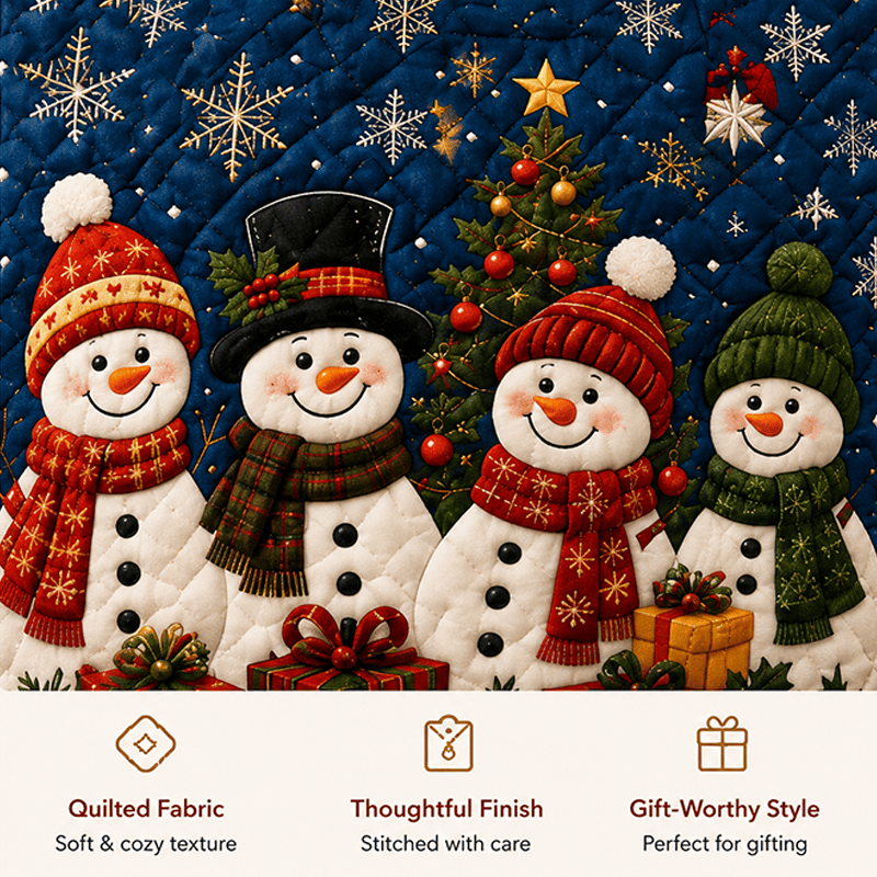 Handmade Christmas Quilted Tote Bag