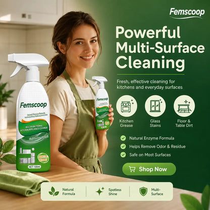 Discover the Femscoop Difference: Tough on Grease, Kind to Your Home.