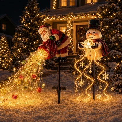 🎁 Santa’s Magic Pour – Flowing LED Christmas Garden Light