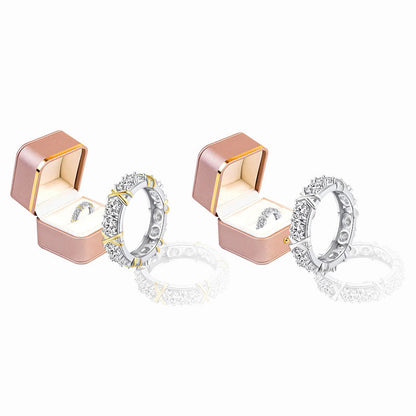 🔥Last Day! Femscoop Magnetology Moissanite Diamond Ring Limited Discount