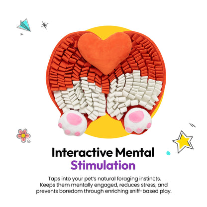 Snuffle Mat for Natural Nose Work & Mental Stimulation