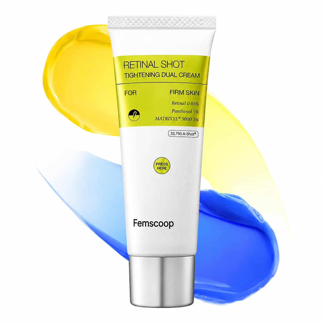 Erase Stubborn Wrinkles & Firm Sagging Skin—Without the Irritation: Femscoop Vita-A Retinal Dual Cream