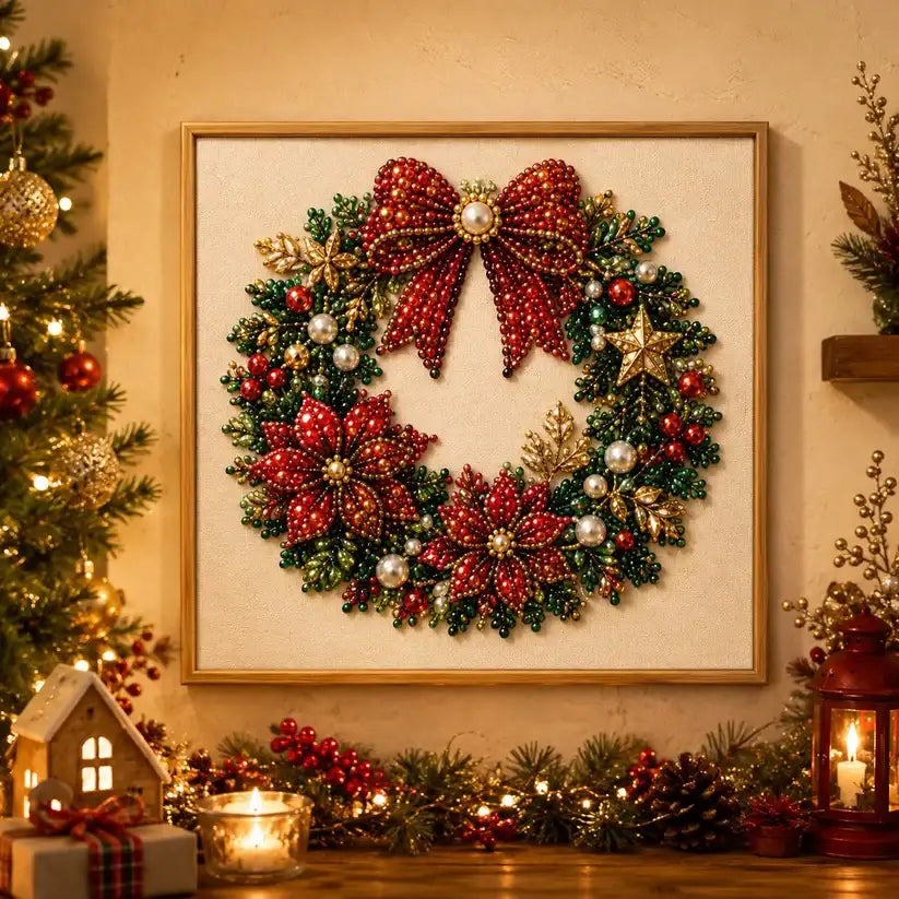 🎄🎃Halloween + Christmas Pearl Art DIY Kits