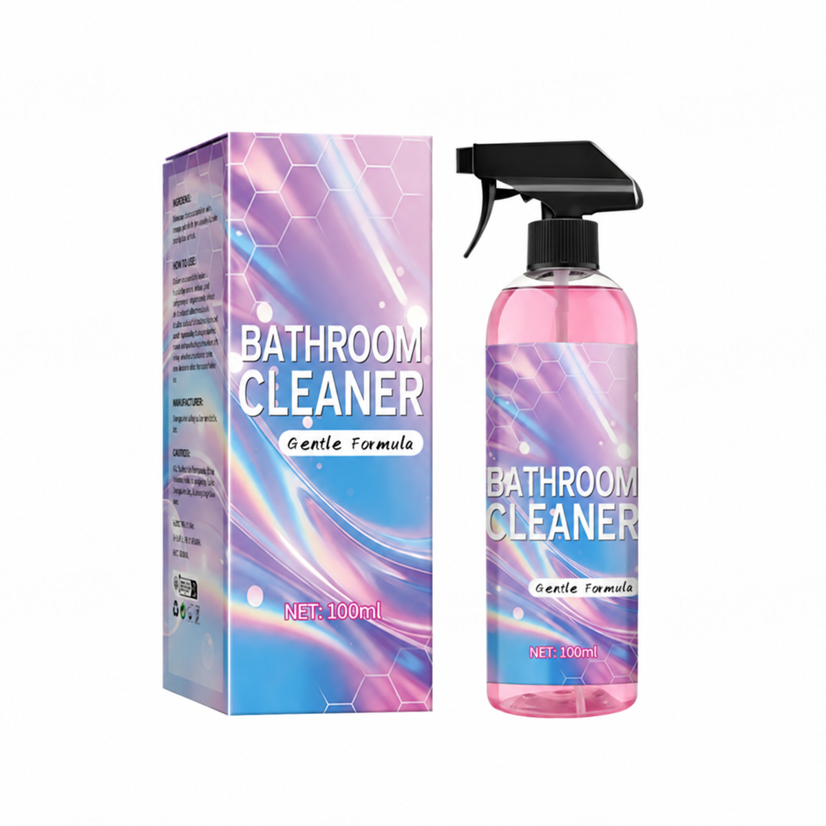 ✨ Bathroom Cleaner: Sparkle in Seconds, No Harsh Fumes
