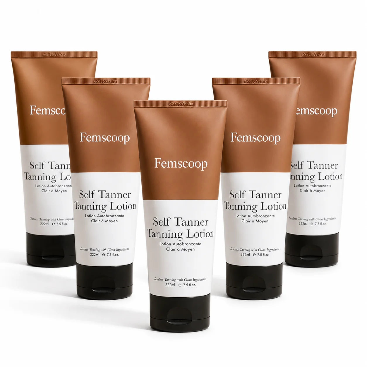 Femscoop Streak-Free Self-Tanning Lotion: Achieve a Flawless, Hydrated Golden Glow Without the Orange Tint or Patchy Mess