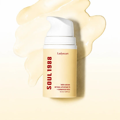 Ladyscart Soul 1988 Retinal Cream | 1% Retinal Liposome Anti-Aging Treatment for Smooth, Youthful Skin