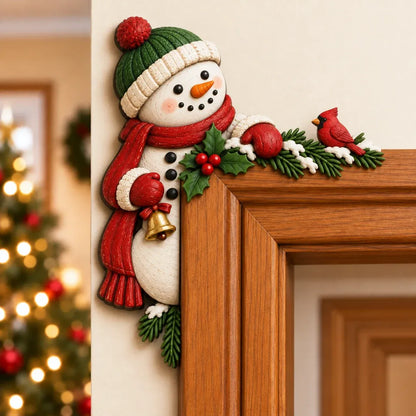🎄3D Christmas Peekaboo Door Frame Decor – 8 Festive Designs ✨