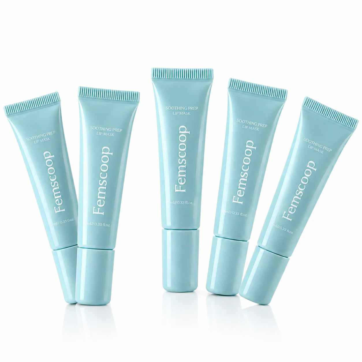 Femscoop Soothing Prep Lip Mask | Gentle Peel-Off Lip Mask for Dead Skin & Flakes | Cooling Korean Lip Care for Makeup Prep