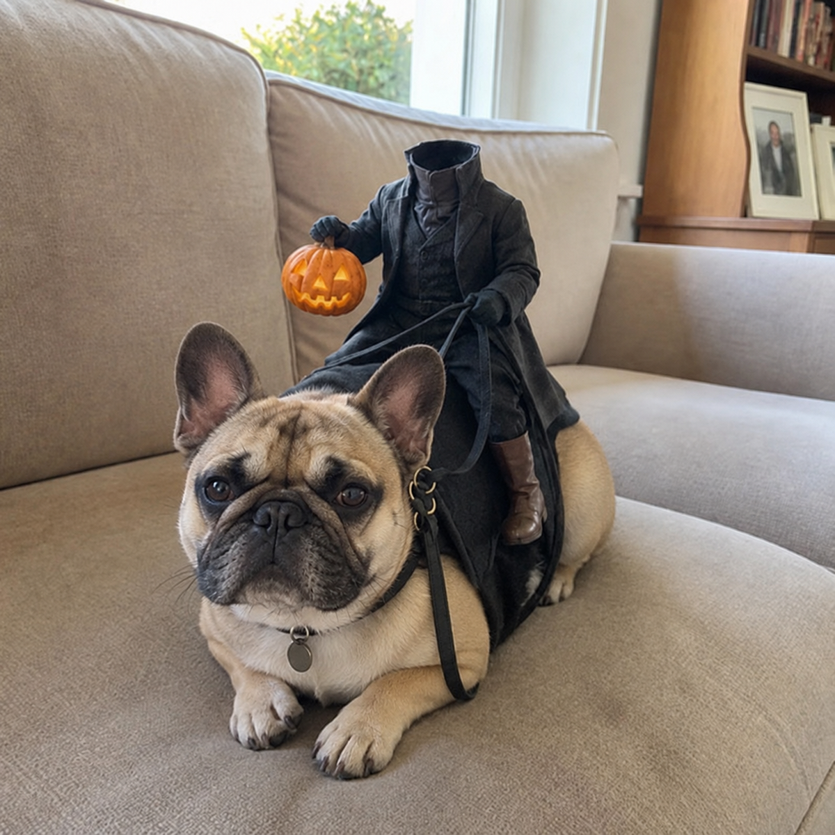 🎃The Headless Horseman Rider Pet Costume🐾