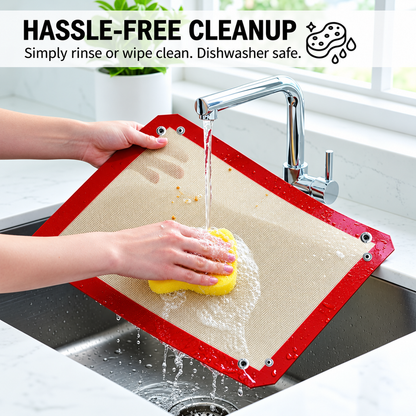 Spill-Guard Silicone Baking Tray Mat