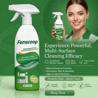 Discover the Femscoop Difference: Tough on Grease, Kind to Your Home.