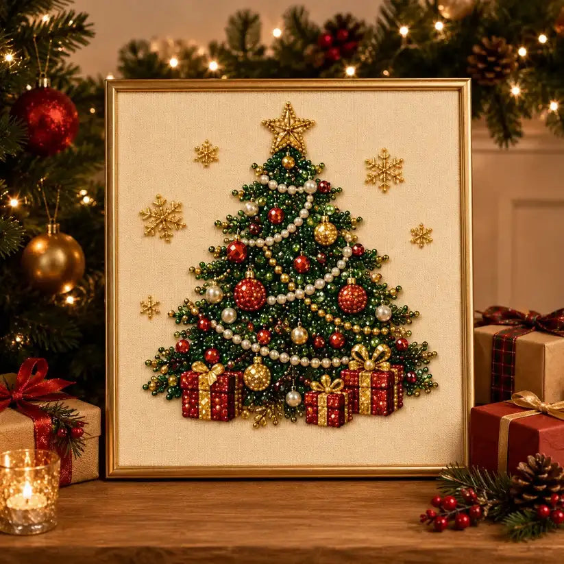 🎄🎃Halloween + Christmas Pearl Art DIY Kits