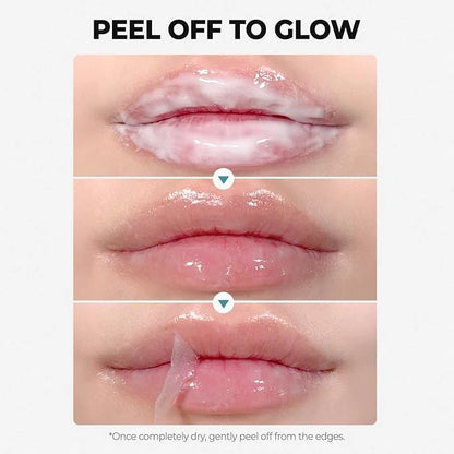 Femscoop Soothing Prep Lip Mask | Gentle Peel-Off Lip Mask for Dead Skin & Flakes | Cooling Korean Lip Care for Makeup Prep