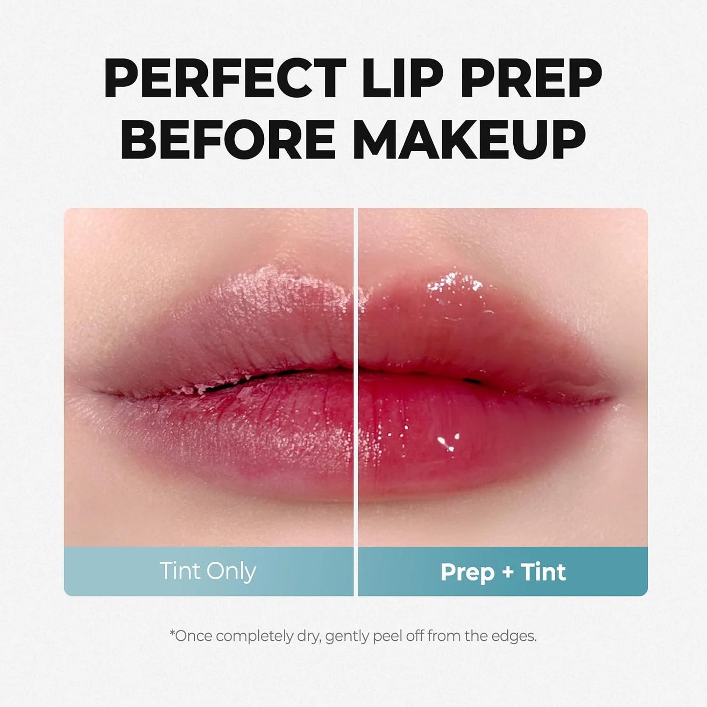 Femscoop Soothing Prep Lip Mask | Gentle Peel-Off Lip Mask for Dead Skin & Flakes | Cooling Korean Lip Care for Makeup Prep