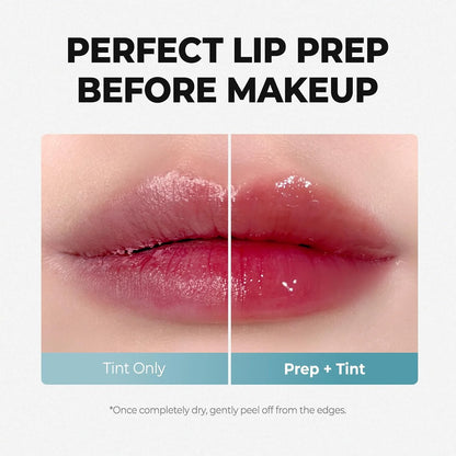 Femscoop Soothing Prep Lip Mask | Gentle Peel-Off Lip Mask for Dead Skin & Flakes | Cooling Korean Lip Care for Makeup Prep