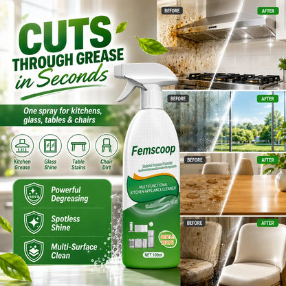 Discover the Femscoop Difference: Tough on Grease, Kind to Your Home.