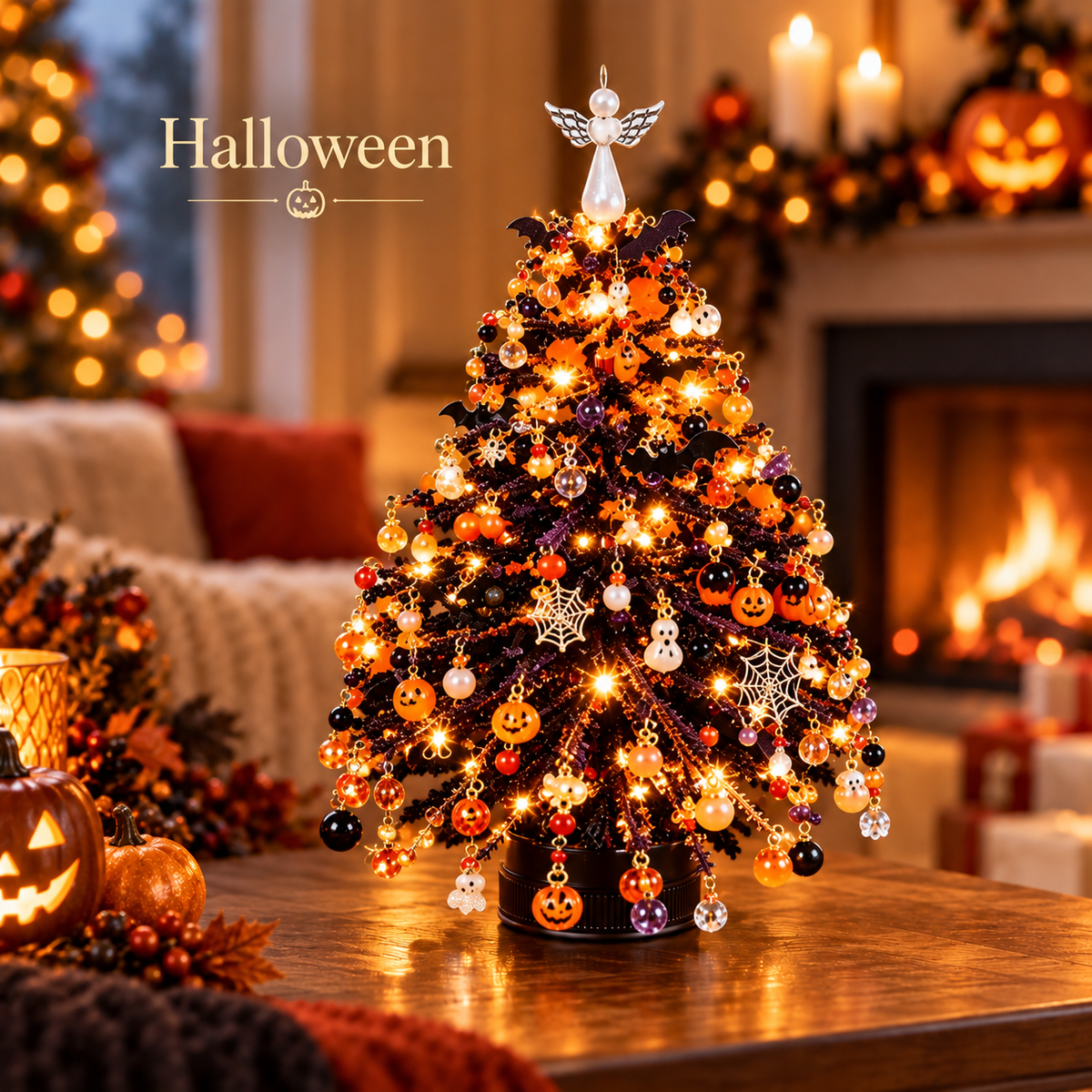 🎄DIY Beaded Christmas Tree Kit – Create Your Own Sparkling Holiday Decoration