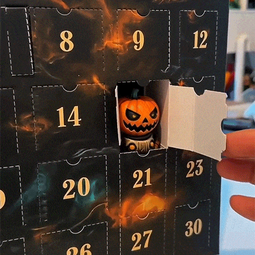 31 nights of fright halloween countdown box