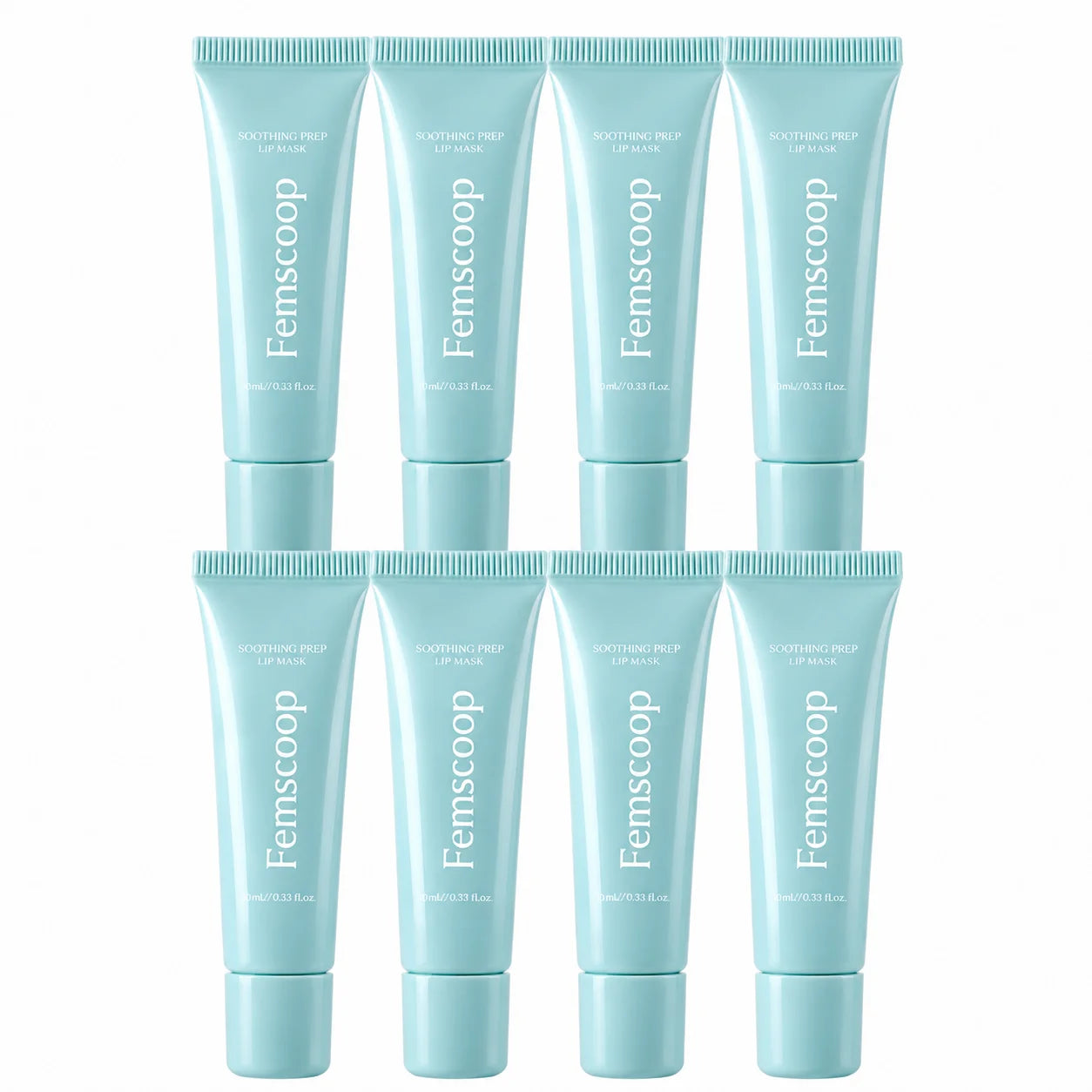 Femscoop Soothing Prep Lip Mask | Gentle Peel-Off Lip Mask for Dead Skin & Flakes | Cooling Korean Lip Care for Makeup Prep