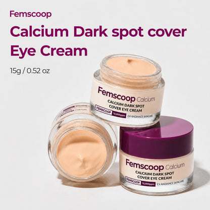 Femscoop Korean Calcium Eye Cream: Visibly Erase Stubborn Dark Spots, Puffy Eye Bags & Dark Circles—Claim Your 50% OFF Today Before It’s Gone!