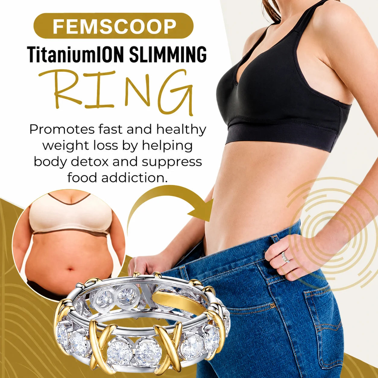 🔥Last Day! Femscoop Magnetology Moissanite Diamond Ring Limited Discount