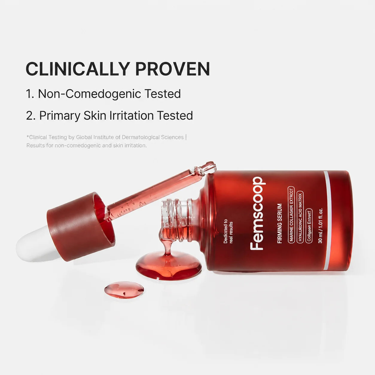 Femscoop Face & Neck Firming Serum | Wrinkle, Elasticity & Pore Care