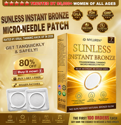 𝑶𝒇𝒇𝒊𝒄𝒊𝒂𝒍 𝑺𝒕𝒐𝒓𝒆 | ☀️☀️ MYLUREN™ 𝐒𝐮𝐧𝐥𝐞𝐬𝐬 𝐈𝐧𝐬𝐭𝐚𝐧𝐭 𝐁𝐫𝐨𝐧𝐳𝐞 𝐓𝐚𝐧𝐧𝐢𝐧𝐠 𝐌𝐢𝐜𝐫𝐨𝐧𝐞𝐞𝐝𝐥𝐞 𝐏𝐚𝐭𝐜𝐡 🇺🇸 (𝐉𝐮𝐬𝐭 𝐨𝐧𝐜𝐞 𝐚 𝐝𝐚𝐲) 𝐕𝐢𝐬𝐢𝐛𝐥𝐞 𝐁𝐫𝐨𝐧𝐳𝐞 𝐆𝐥𝐨𝐰 𝐢𝐧 𝟕 𝐃𝐚𝐲𝐬 ✅ 𝐍𝐨 𝐔𝐕, 𝐍𝐨 𝐎𝐫𝐚𝐧𝐠𝐞, 𝐍𝐨 𝐒𝐭𝐫𝐞𝐚𝐤𝐬, 𝐍𝐨 𝐃𝐇𝐀, 𝐍𝐨 𝐌𝐞𝐬𝐬.