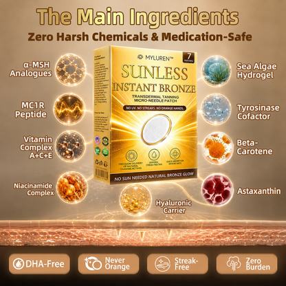 𝑶𝒇𝒇𝒊𝒄𝒊𝒂𝒍 𝑺𝒕𝒐𝒓𝒆 | ☀️☀️ MYLUREN™ 𝐒𝐮𝐧𝐥𝐞𝐬𝐬 𝐈𝐧𝐬𝐭𝐚𝐧𝐭 𝐁𝐫𝐨𝐧𝐳𝐞 𝐓𝐚𝐧𝐧𝐢𝐧𝐠 𝐌𝐢𝐜𝐫𝐨𝐧𝐞𝐞𝐝𝐥𝐞 𝐏𝐚𝐭𝐜𝐡 🇺🇸 (𝐉𝐮𝐬𝐭 𝐨𝐧𝐜𝐞 𝐚 𝐝𝐚𝐲) 𝐕𝐢𝐬𝐢𝐛𝐥𝐞 𝐁𝐫𝐨𝐧𝐳𝐞 𝐆𝐥𝐨𝐰 𝐢𝐧 𝟕 𝐃𝐚𝐲𝐬 ✅ 𝐍𝐨 𝐔𝐕, 𝐍𝐨 𝐎𝐫𝐚𝐧𝐠𝐞, 𝐍𝐨 𝐒𝐭𝐫𝐞𝐚𝐤𝐬, 𝐍𝐨 𝐃𝐇𝐀, 𝐍𝐨 𝐌𝐞𝐬𝐬.