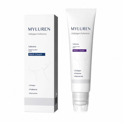 MYLUREN™ Roller Massage Neck Cream 🧴 Collagen & Hyaluronic Acid | Firms Neck, Reduces Wrinkles & Double Chin