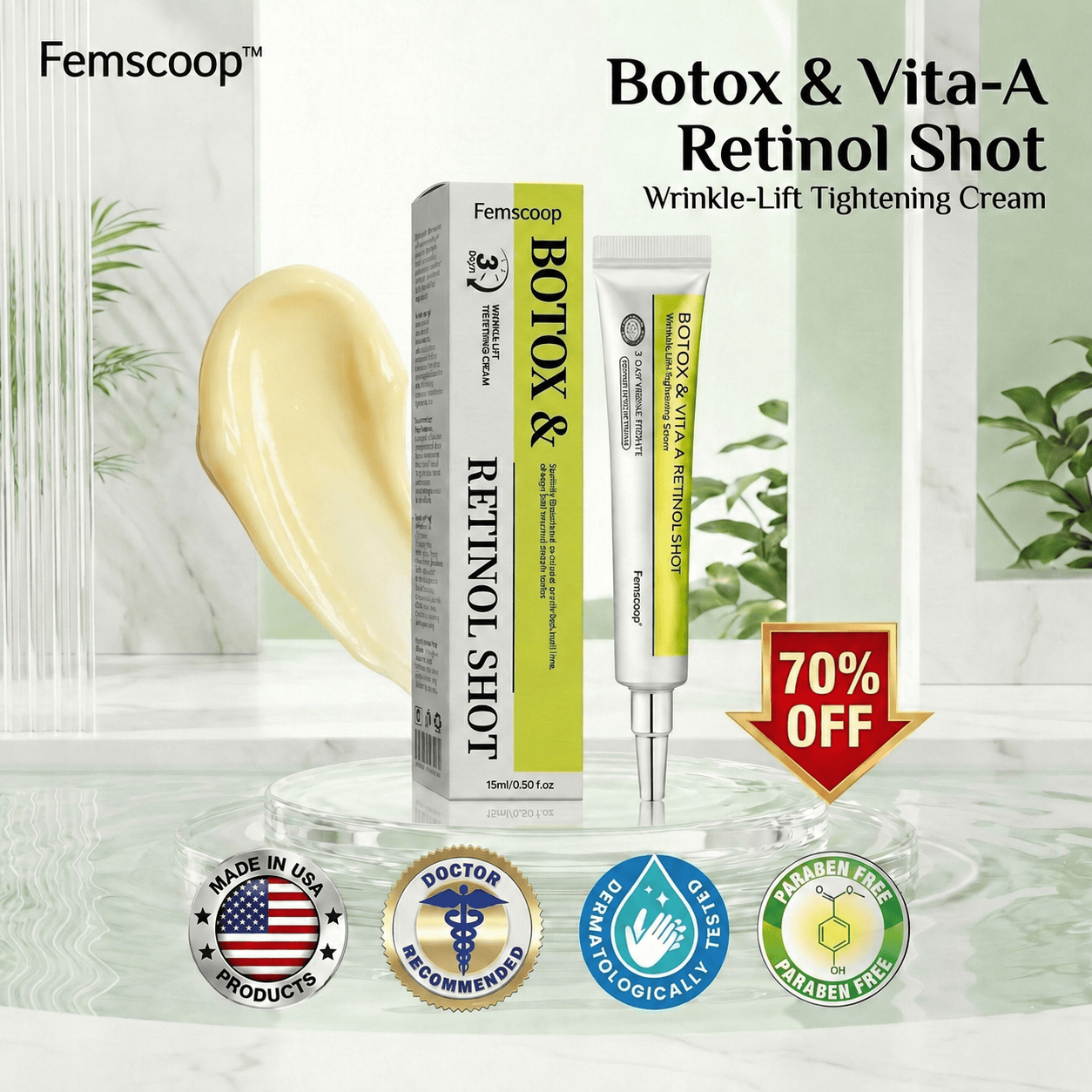 [🔥Last Day 70% OFF]Femscoop™ Botox & Retinol Shot - Eraser for Deep Wrinkles, Sagging Jowls & Puffy Eyes
