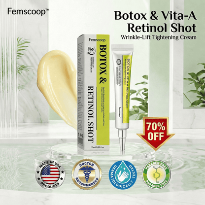 [🔥Last Day 70% OFF]Femscoop™ Botox & Retinol Shot - Eraser for Deep Wrinkles, Sagging Jowls & Puffy Eyes