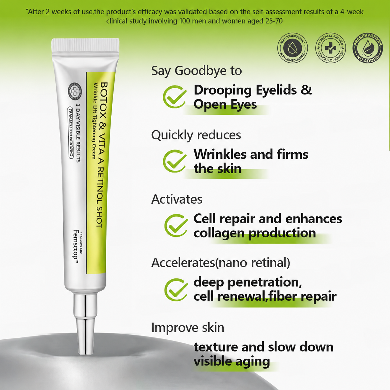 [🔥Last Day 70% OFF]Femscoop™ Botox & Retinol Shot - Eraser for Deep Wrinkles, Sagging Jowls & Puffy Eyes