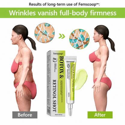 [🔥Last Day 70% OFF]Femscoop™ Botox & Retinol Shot - Eraser for Deep Wrinkles, Sagging Jowls & Puffy Eyes