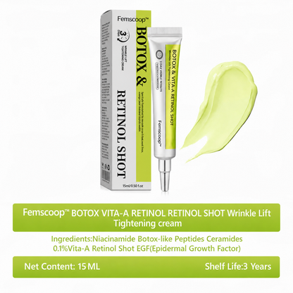 [🔥Last Day 70% OFF]Femscoop™ Botox & Retinol Shot - Eraser for Deep Wrinkles, Sagging Jowls & Puffy Eyes