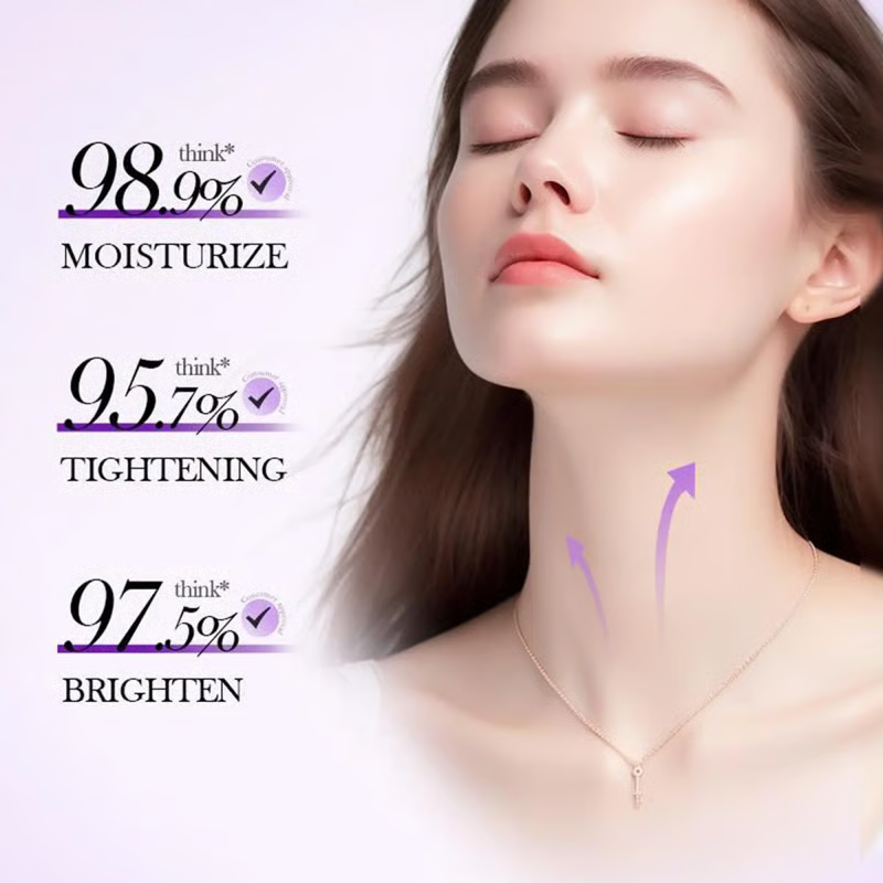 MYLUREN™ Roller Massage Neck Cream 🧴 Collagen & Hyaluronic Acid | Firms Neck, Reduces Wrinkles & Double Chin