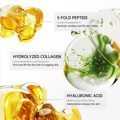 MYLUREN™ Roller Massage Neck Cream 🧴 Collagen & Hyaluronic Acid | Firms Neck, Reduces Wrinkles & Double Chin
