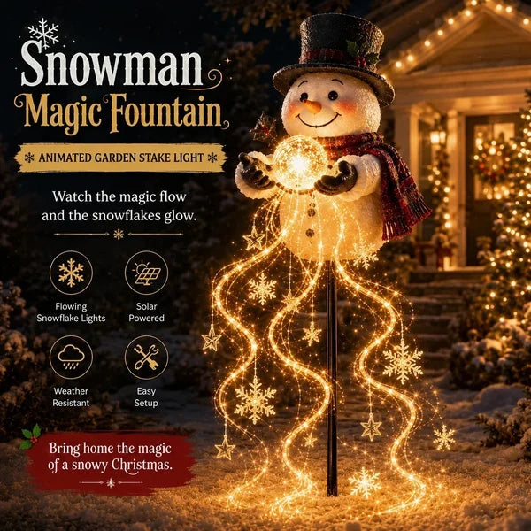 🎁 Santa’s Magic Pour – Flowing LED Christmas Garden Light