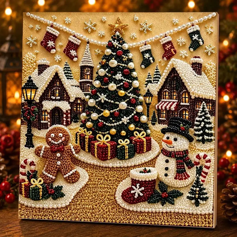 🎄🎃Halloween + Christmas Pearl Art DIY Kits