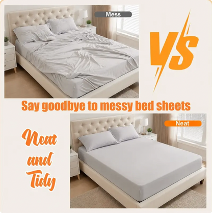 Invisible Bed Sheet Holders – Non-Slip Corner Fasteners for Deep Mattresses 🛌