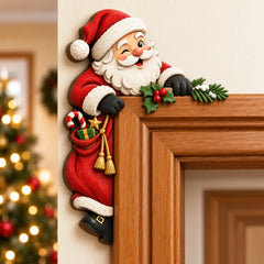 3D Christmas Peekaboo Door Decor