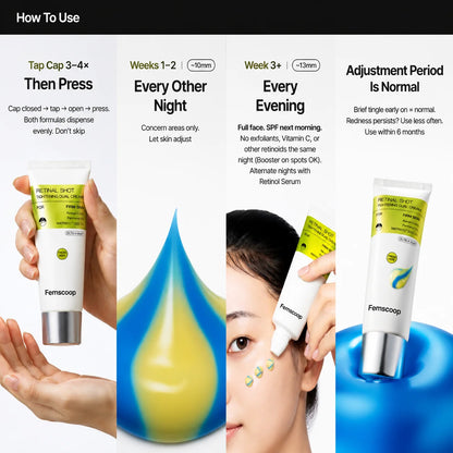 Erase Stubborn Wrinkles & Firm Sagging Skin—Without the Irritation: Femscoop Vita-A Retinal Dual Cream