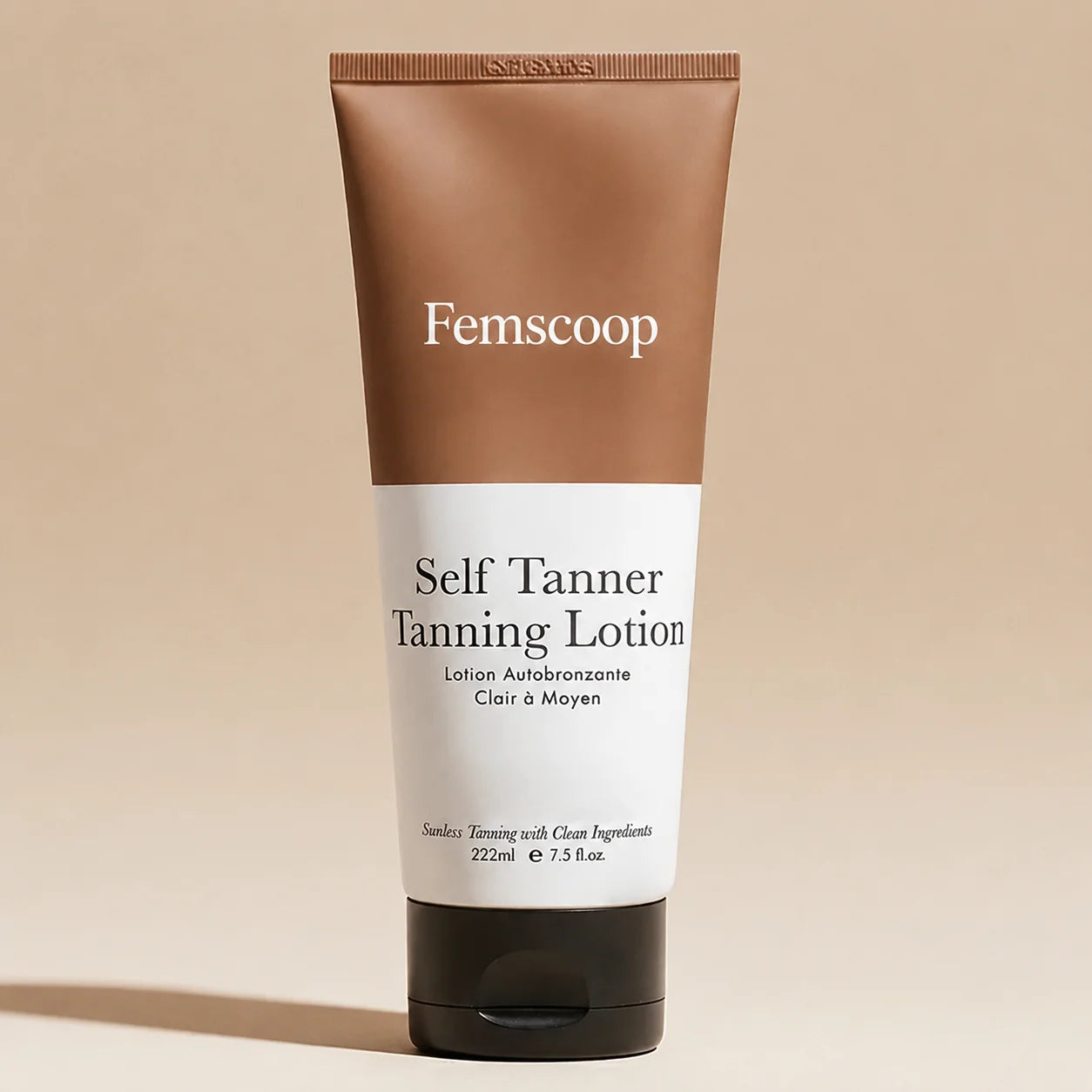Femscoop Streak-Free Self-Tanning Lotion: Achieve a Flawless, Hydrated Golden Glow Without the Orange Tint or Patchy Mess