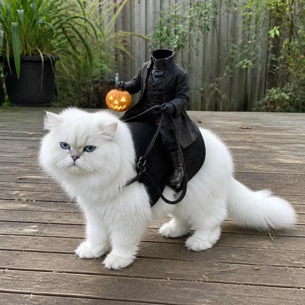 🎃The Headless Horseman Rider Pet Costume🐾