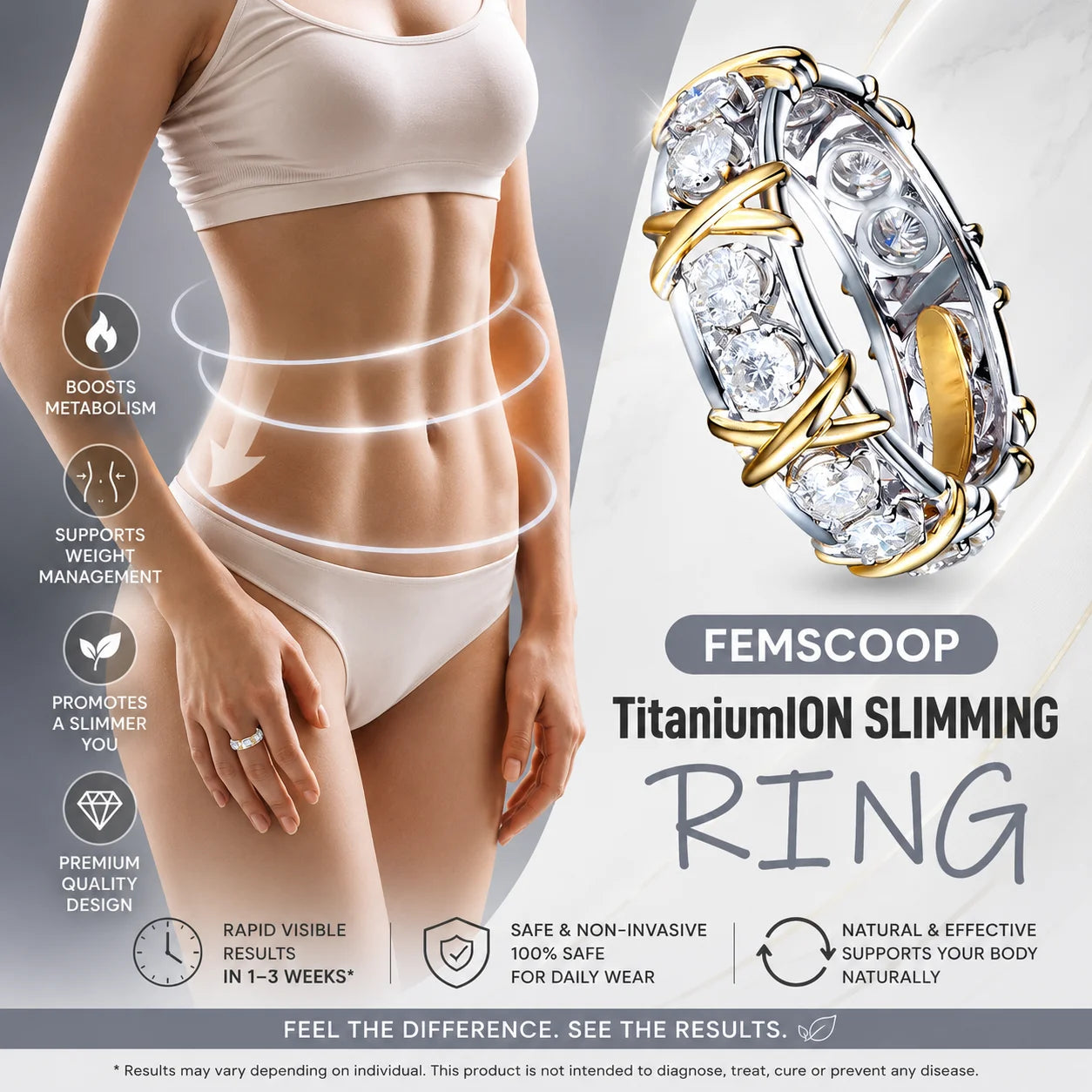 🔥Last Day! Femscoop Magnetology Moissanite Diamond Ring Limited Discount