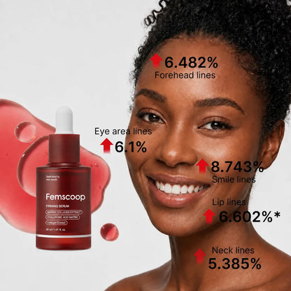Femscoop Face & Neck Firming Serum | Wrinkle, Elasticity & Pore Care