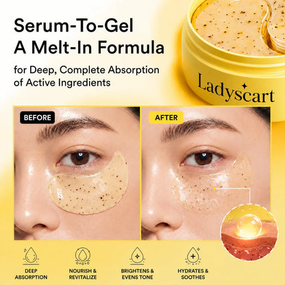 Ladyscart® Eye Care: Maximum Strength Against Bags & Dark Circles, 100% Gentle 🛡️💖