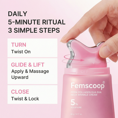 [NEW] PDRN Collagen Gua Sha Anti-Wrinkle Neck Cream