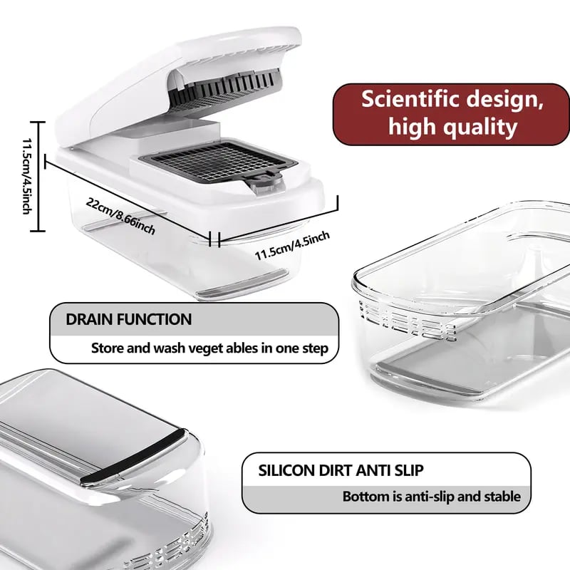 🥗 14-in-1 Vegetable Chopper