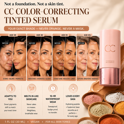 CC color-correcting tinted serum